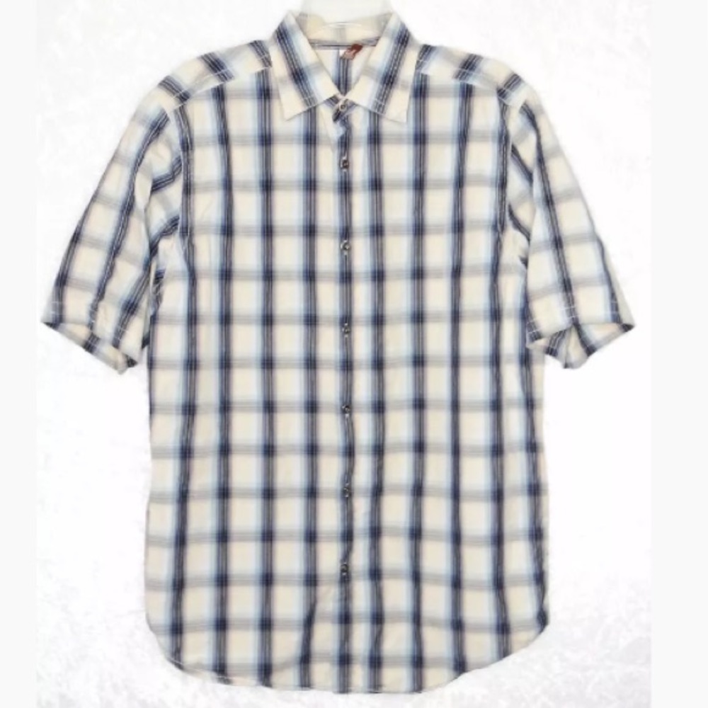Transcript Medium Men’s Short Sleeve Button Shirt
